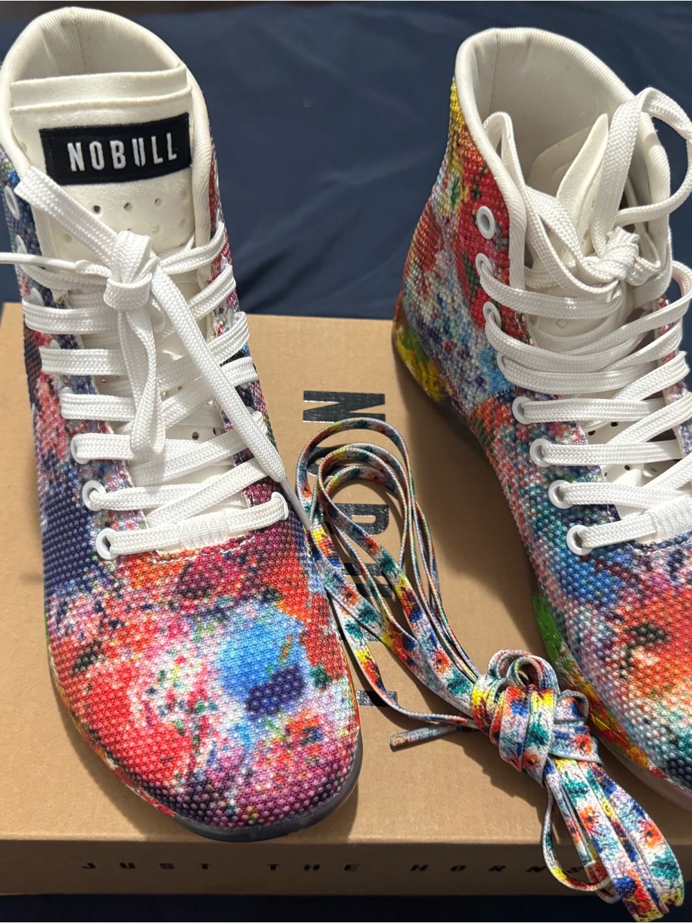 NOBULL Multicolor Abstract Knit High-Top Sneakers